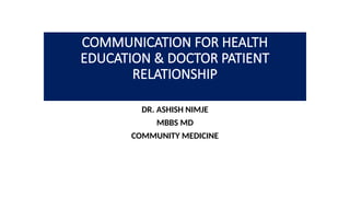 communication in medical field as a doctor.pptx