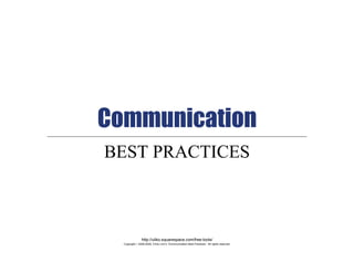Communication Best Practices | PDF