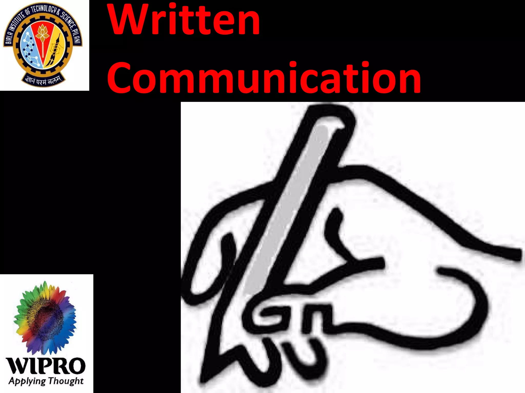 Written Communication 