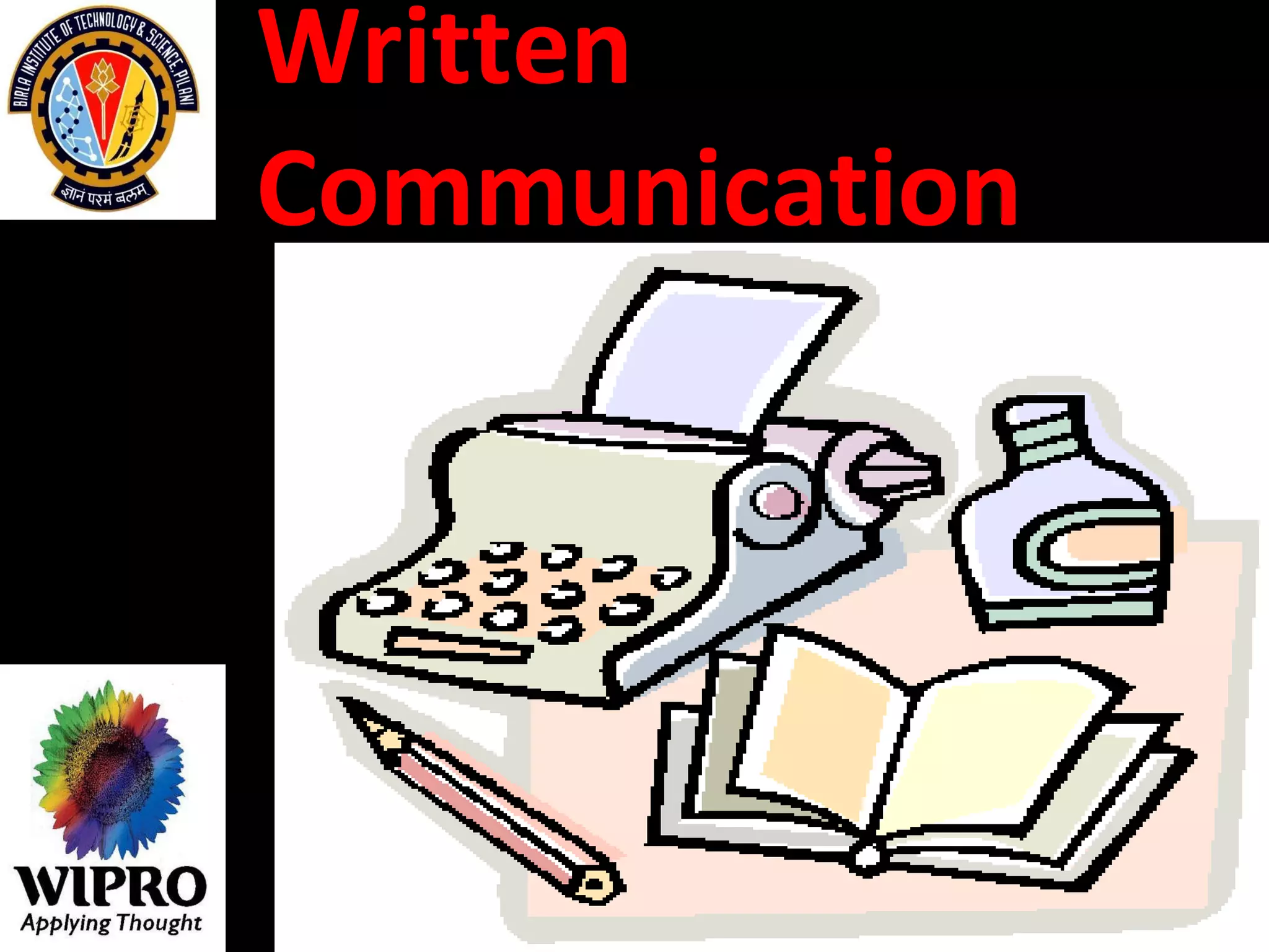 Written Communication 