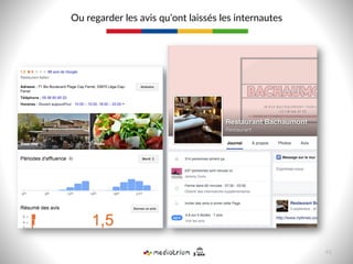 Ou  regarder  les  avis  qu’ont  laissés  les  internautes  
41  
 