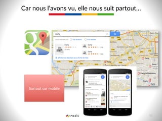 Car  nous  l’avons  vu,  elle  nous  suit  partout…  
Surtout	
  sur	
  mobile	
  
50  
 