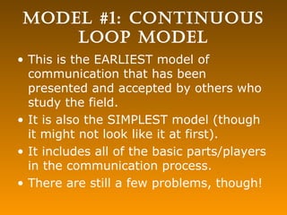 Communication models-presentation2154 | PPT
