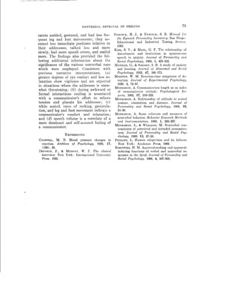 Mehrabian Communication - Nonverbal Deceit