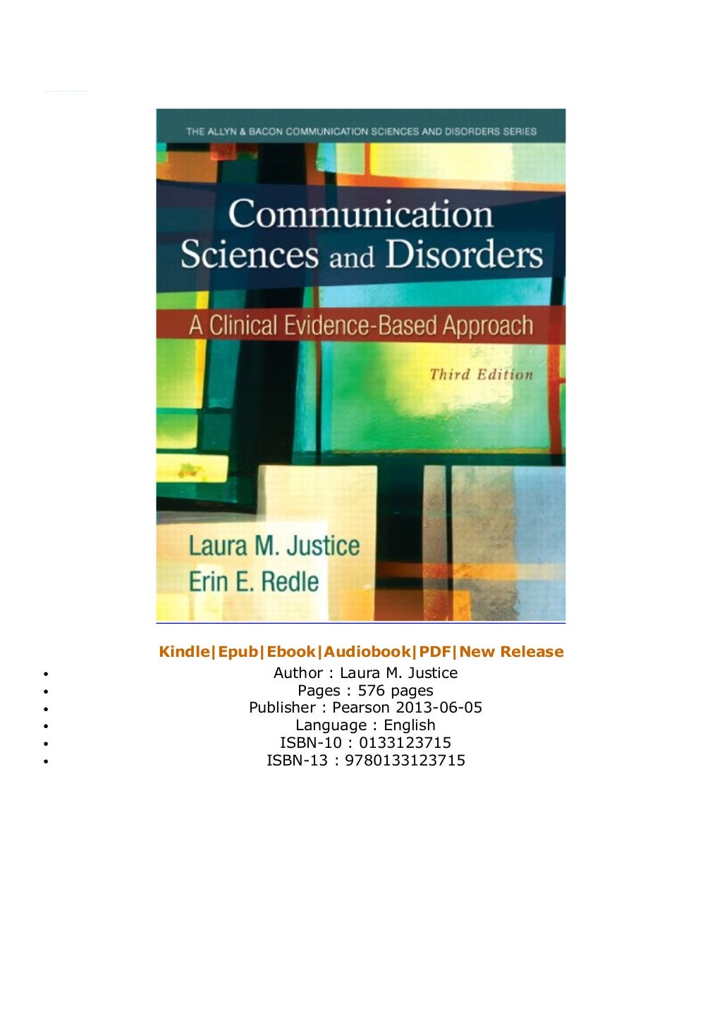 Uf Online Communication Sciences And Disorders Read Online Communication Sciences and Disorders: A Clinical Evidence-Based