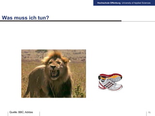 Hochschule Offenburg University of Applied Sciences
Was muss ich tun?
75Quelle: BBC, Adidas
 