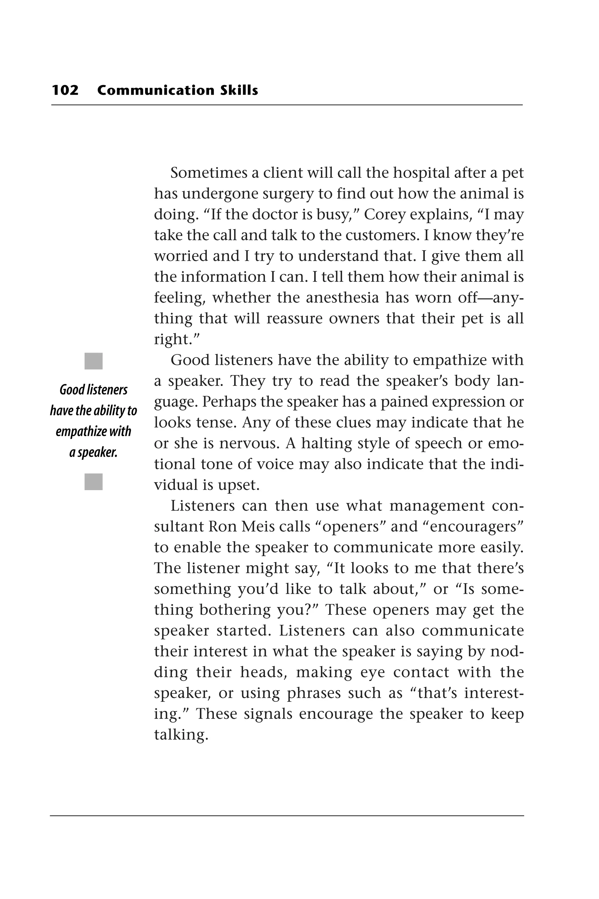 Communication Skills