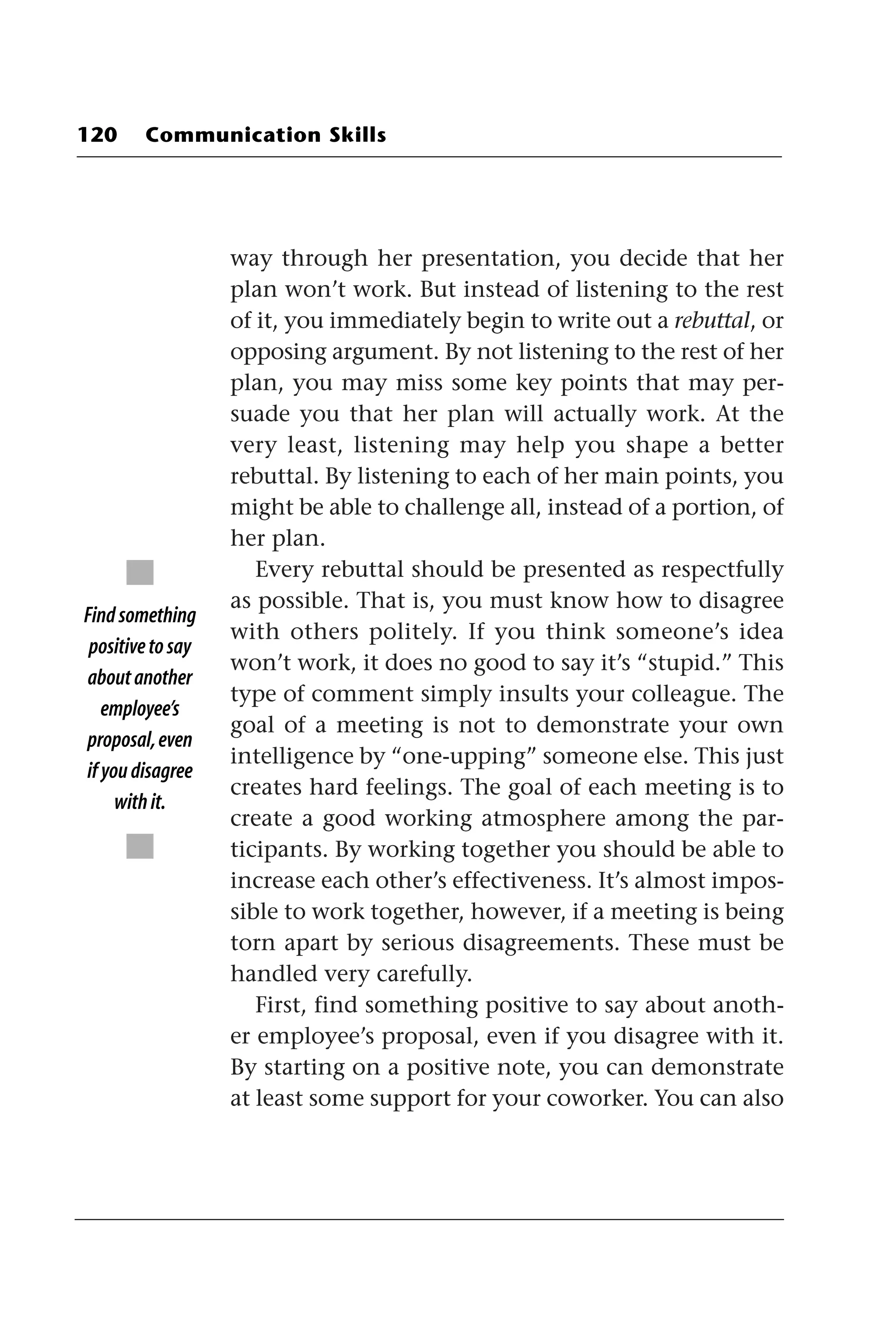 Communication Skills