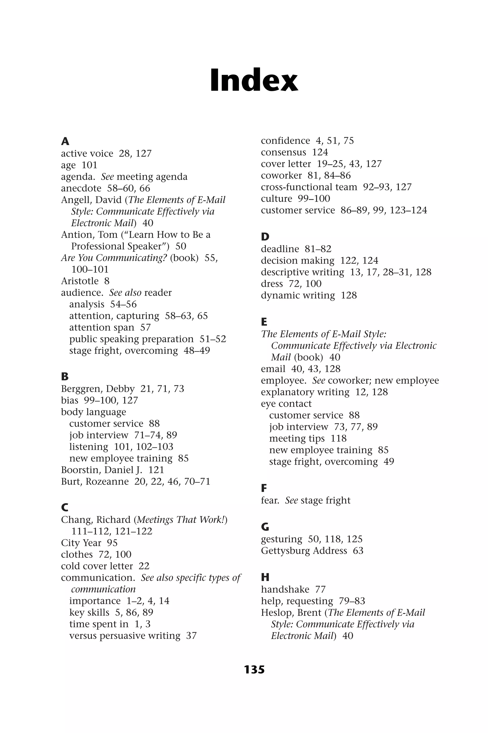 Communication Skills