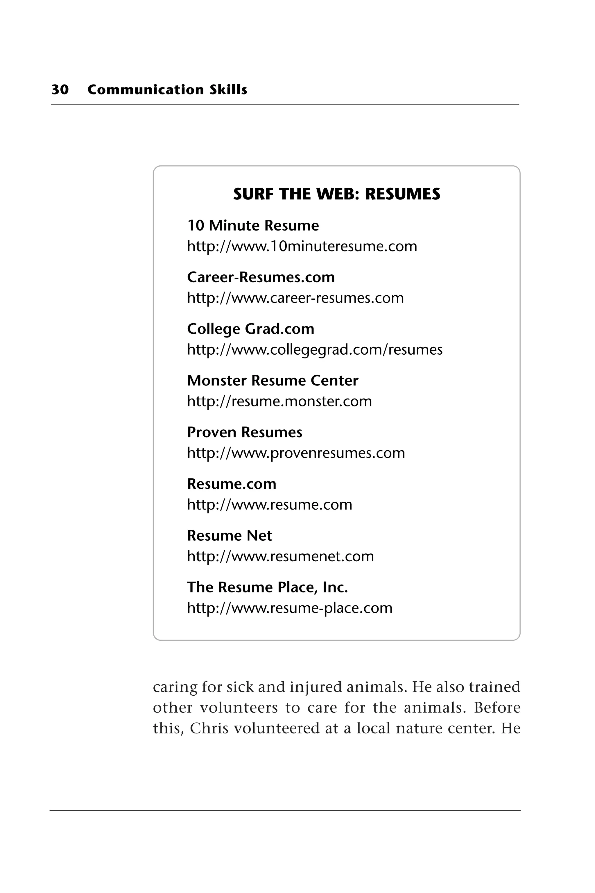 Communication Skills