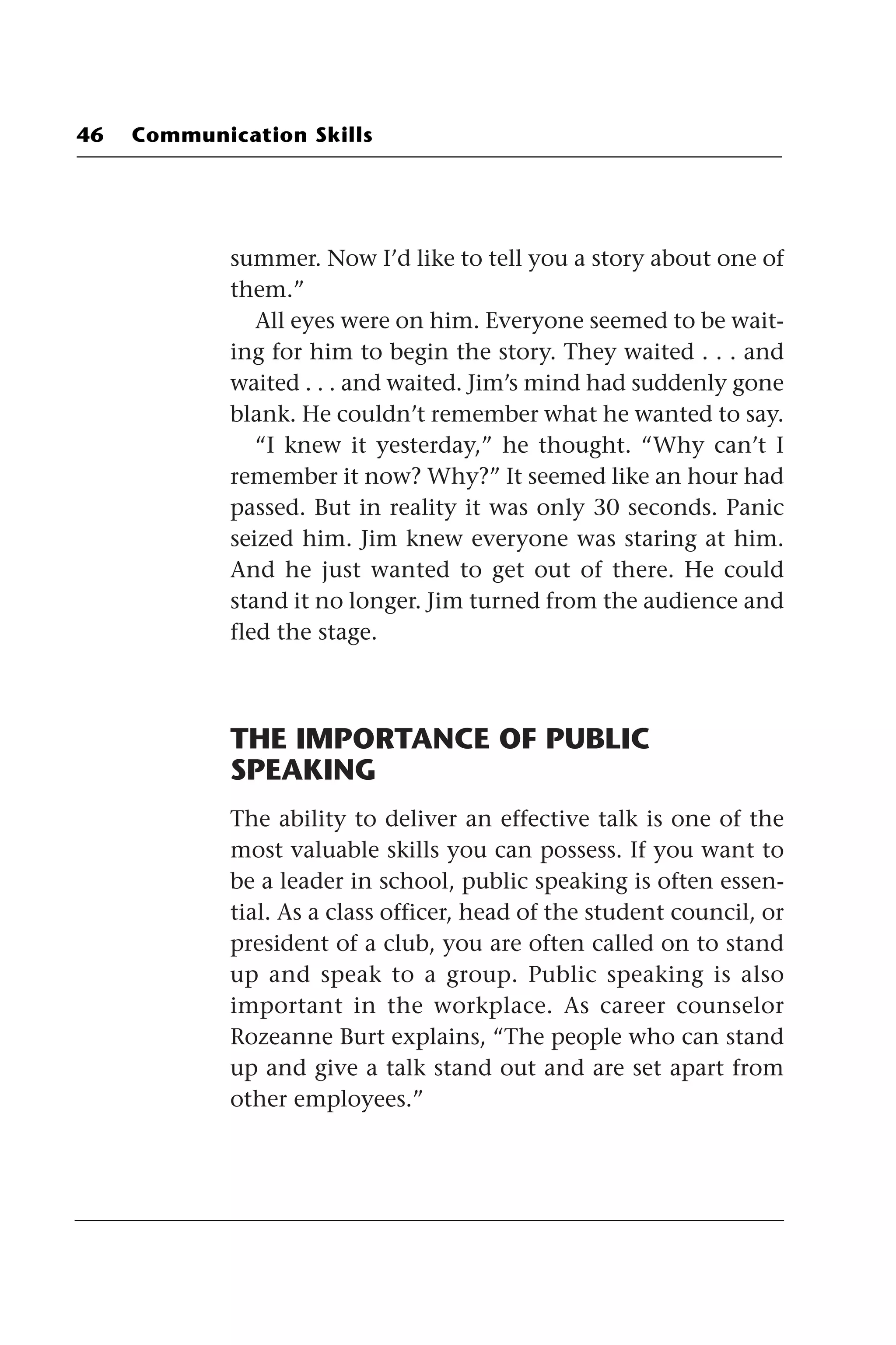 Communication Skills