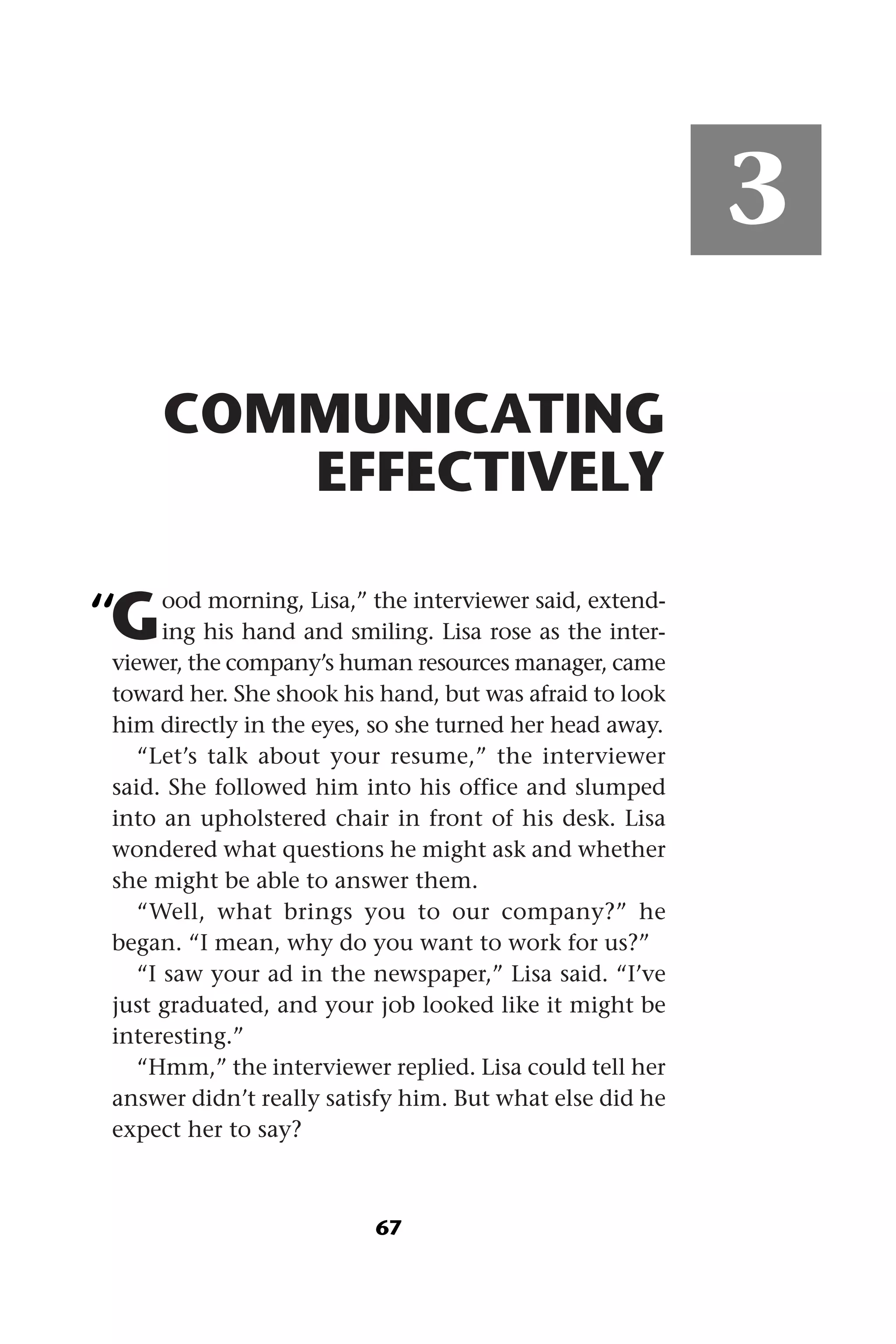 Communication Skills