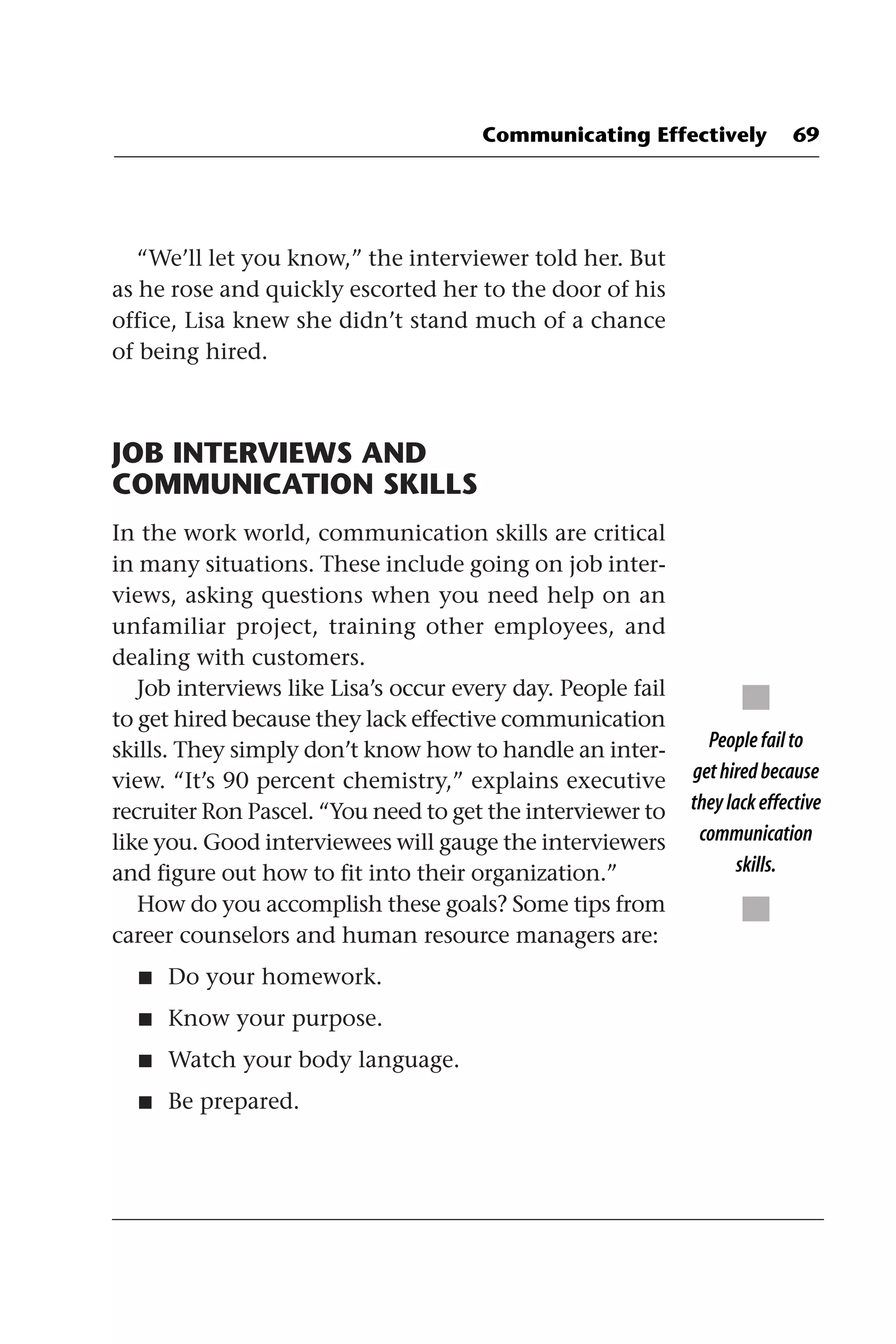 Communication Skills