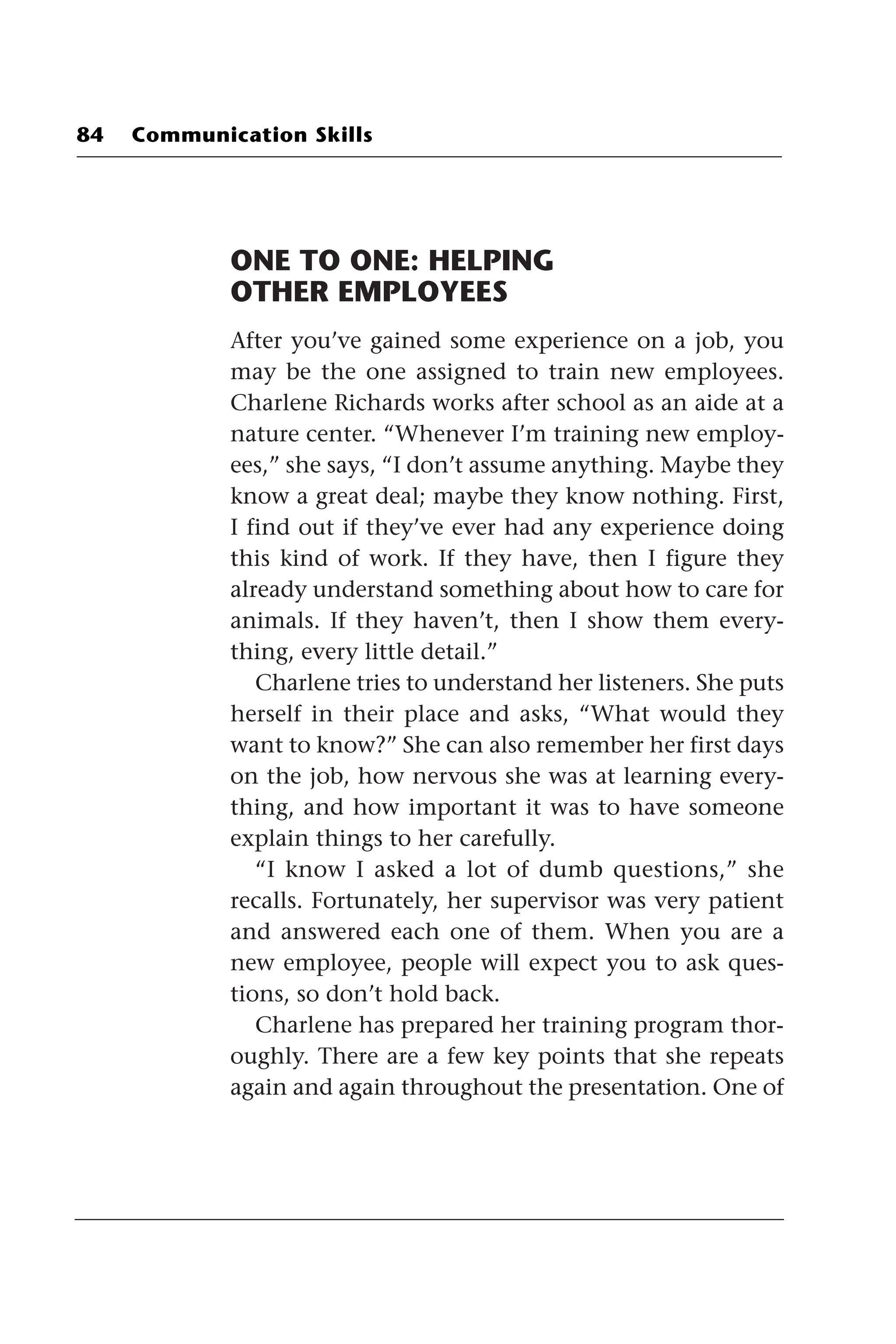 Communication Skills