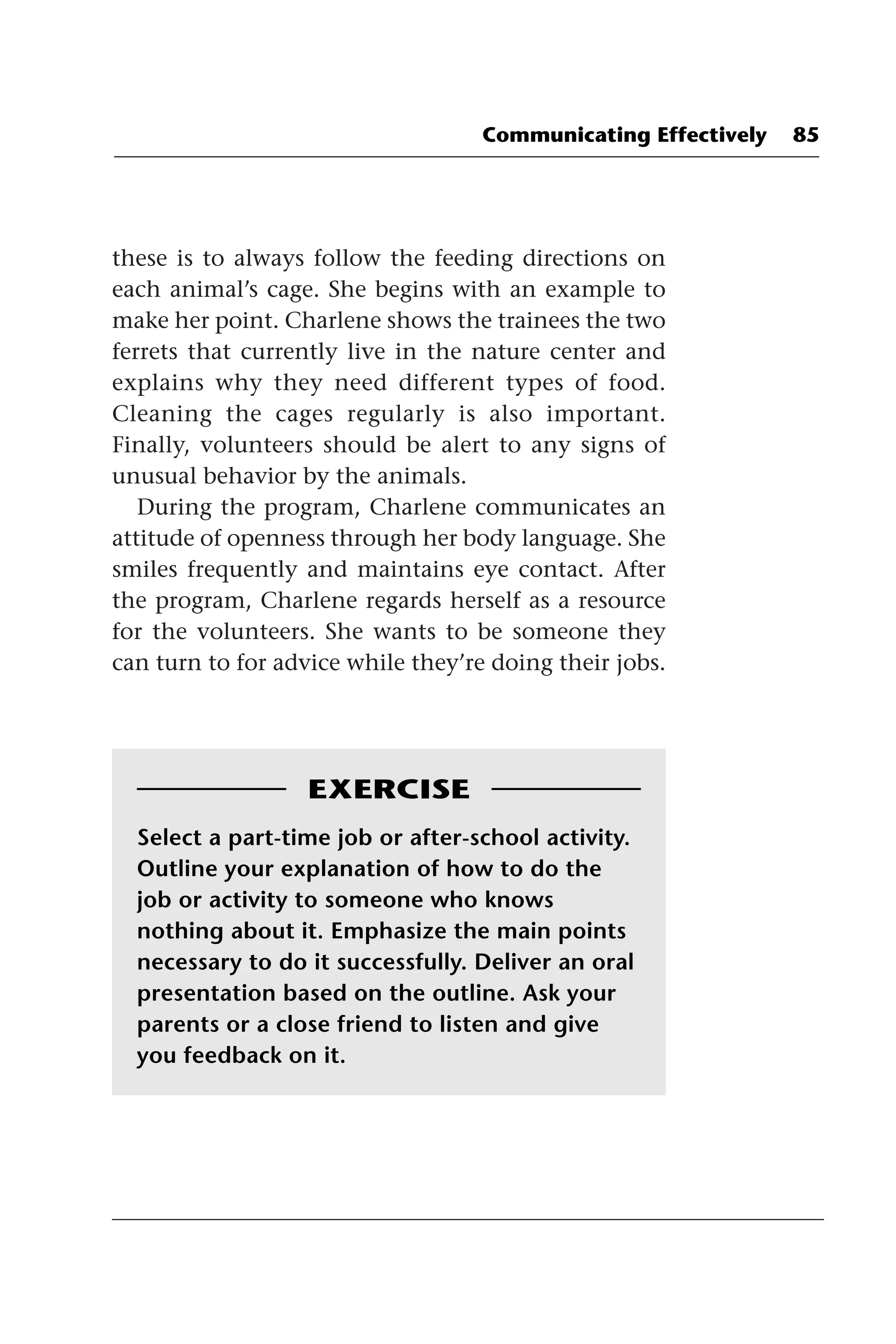 Communication Skills