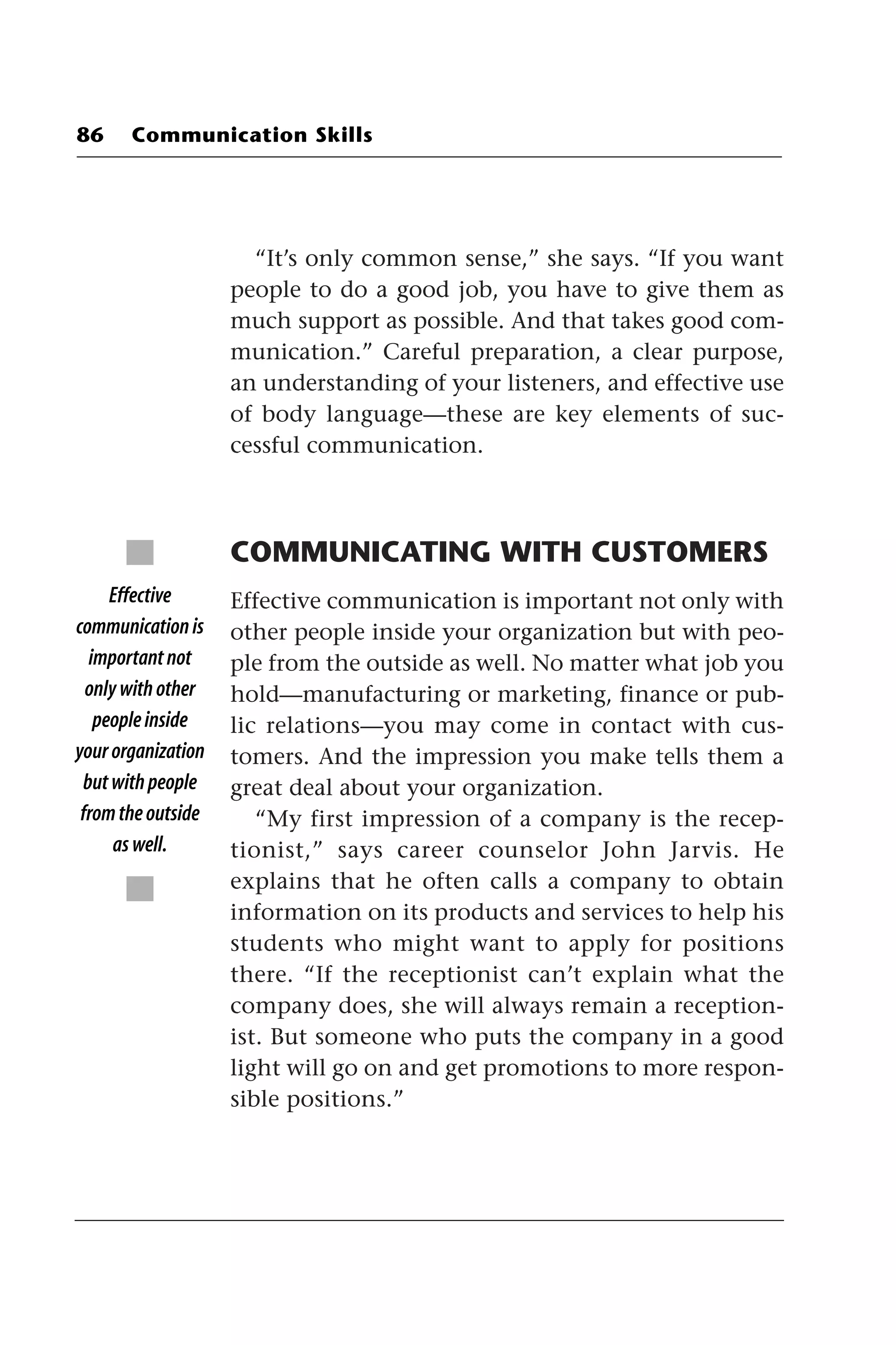 Communication Skills