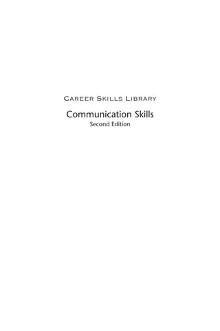 Communication Skills | PDF