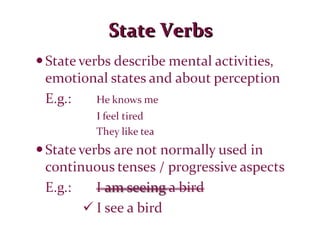 State Verbs 