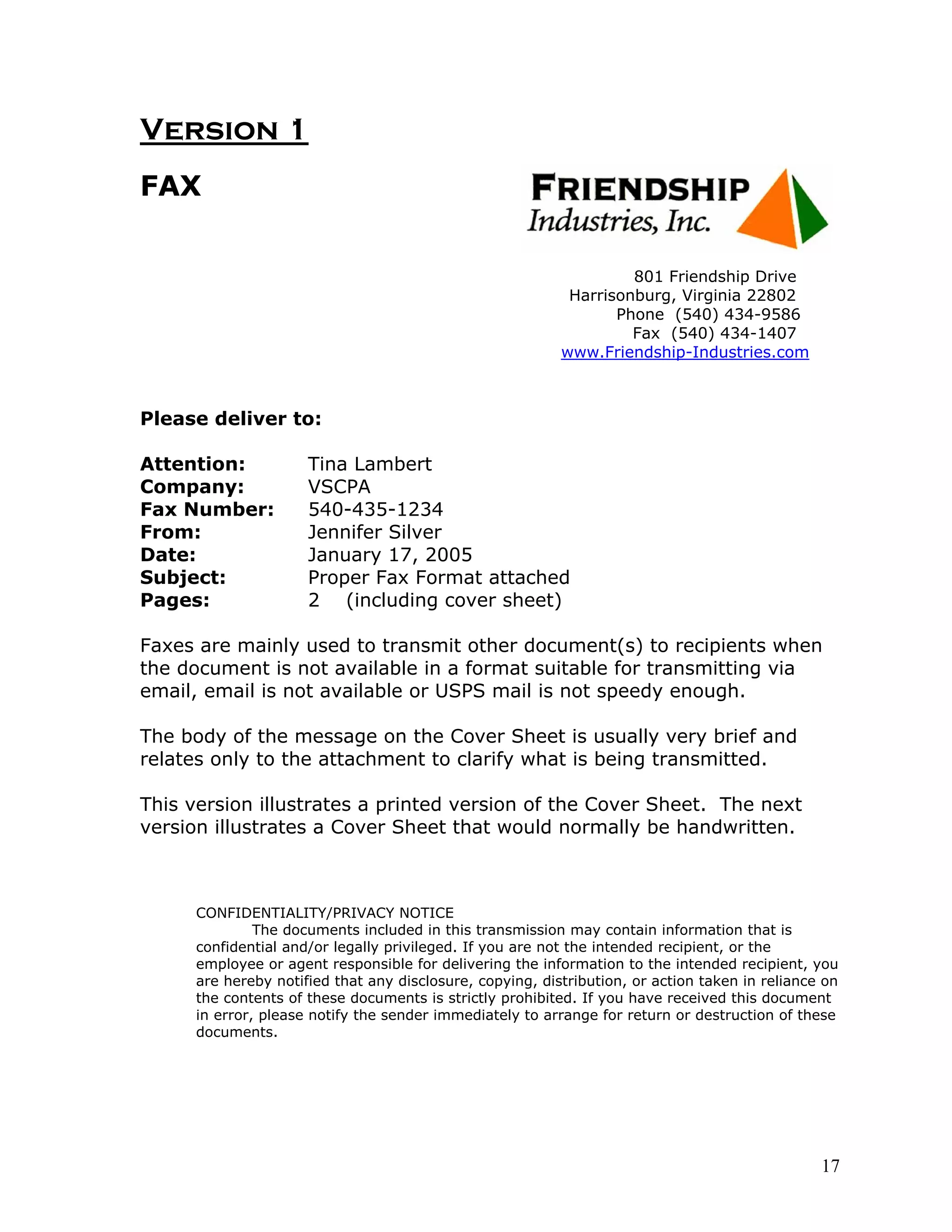 Communication Style Standards