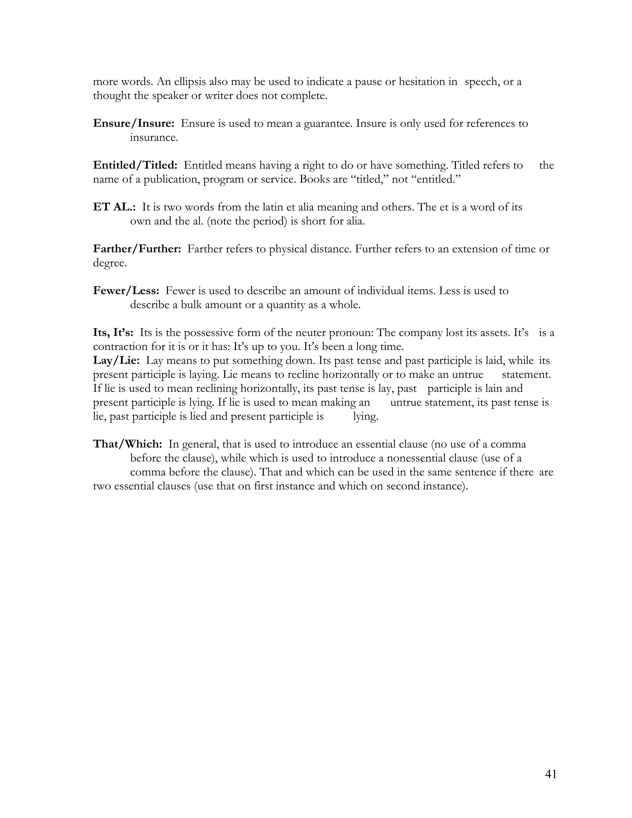 Communication Style Standards