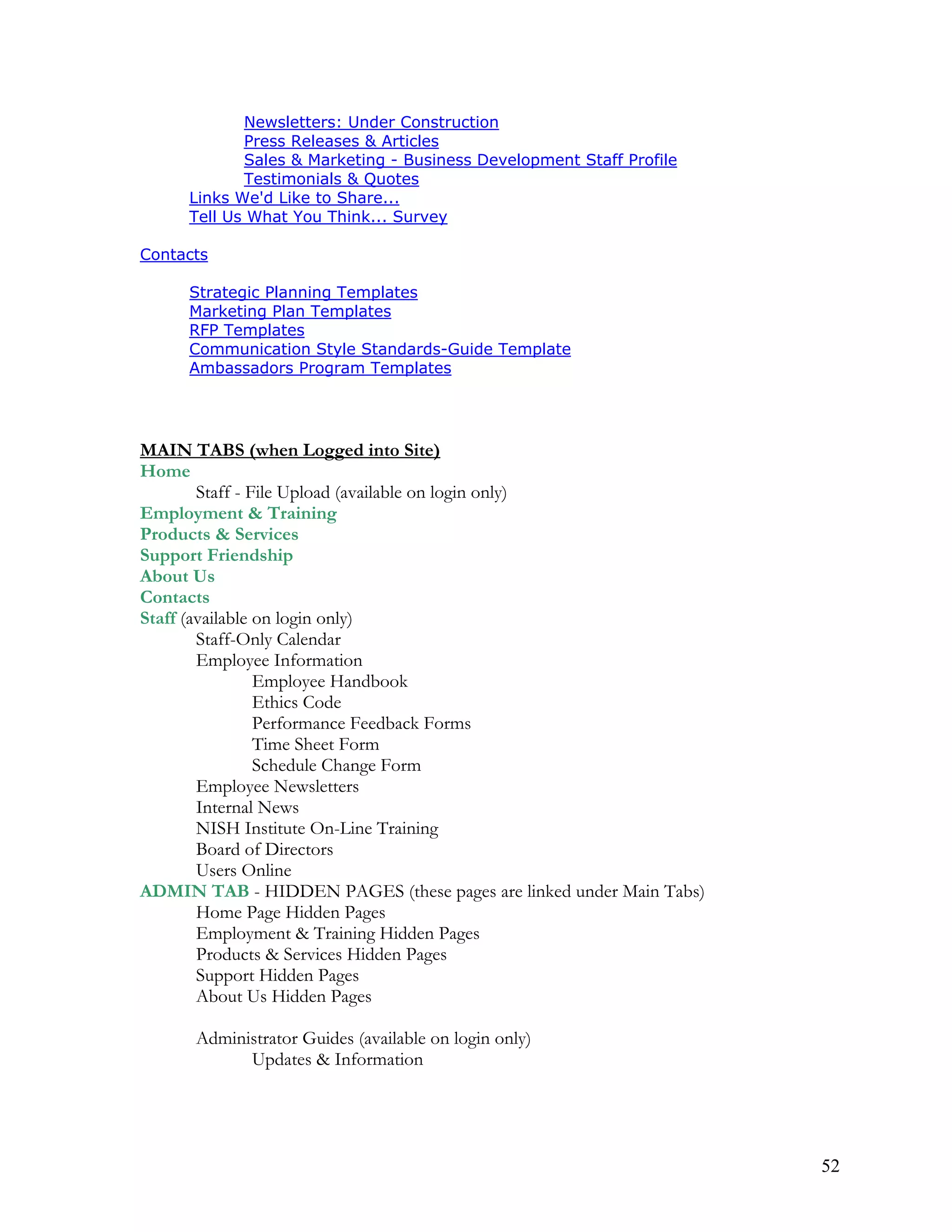 Communication Style Standards