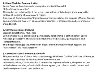 Ritual Model Example Mass Media and Communication- Detailed Presentation | PPT