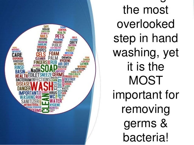 Importance of good hand washing