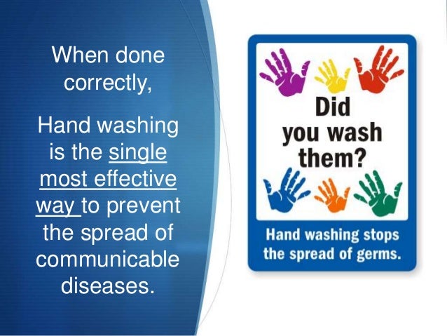 The Importance of Hand Washing!