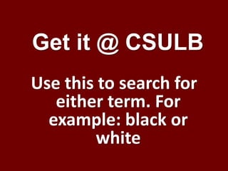 NOT FOR COMM 200
ONESEARCH
cc: scragz - https://www.flickr.com/photos/27261720@N00
 