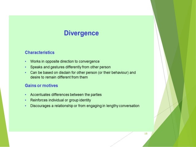 Key Concepts Of Communication Accommodation Theory