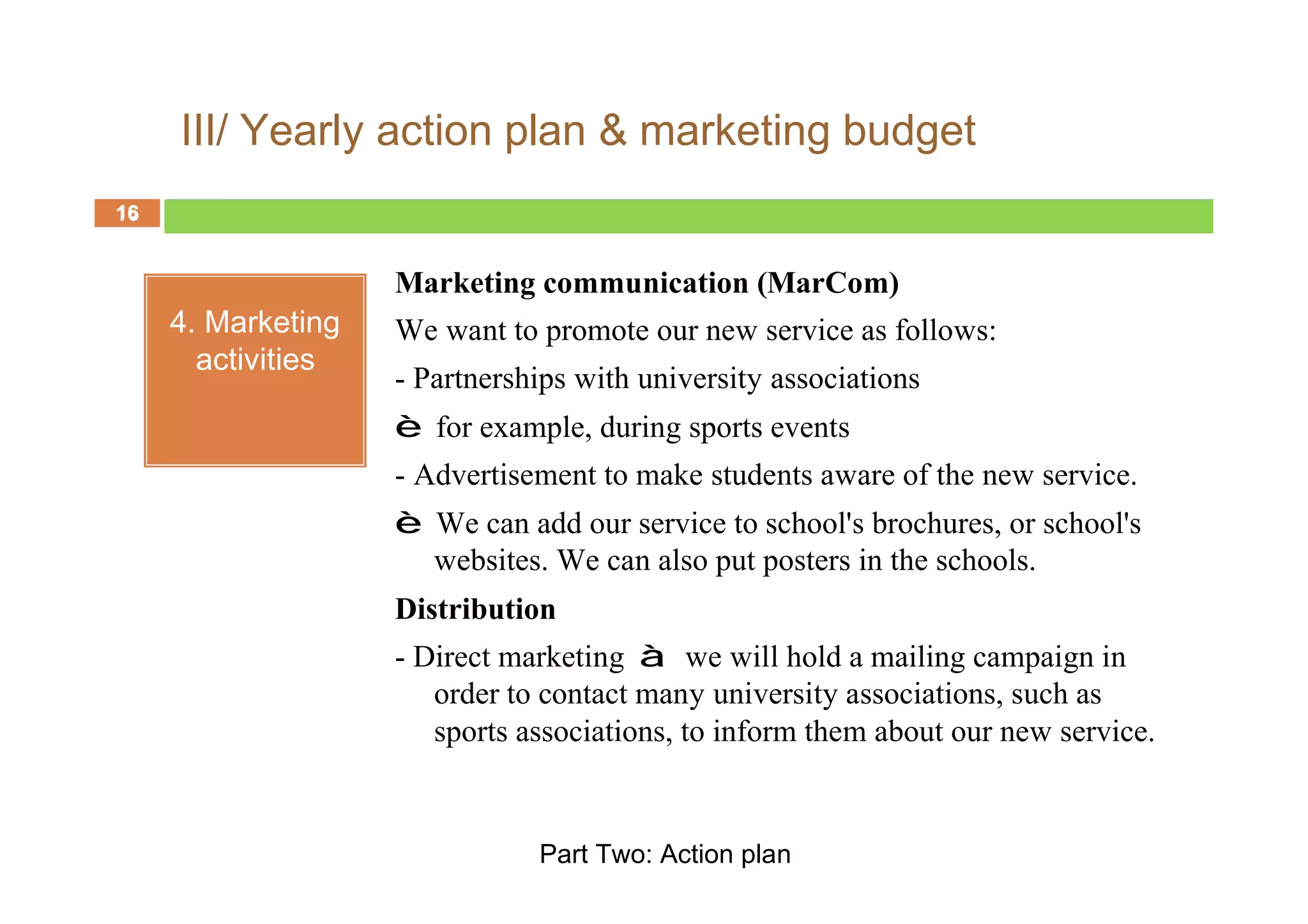 Marcomm Plan Example Free marketing plan sample of McKinney Communication Agency in Chicago ...