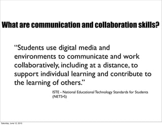 Communication and collaboration | PDF