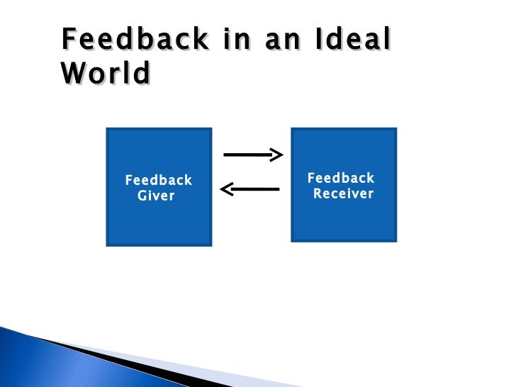 Communication and deliberate feedback