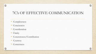 Communication and interpersonal skills | PPTX