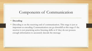 Communication and its elements | PPTX