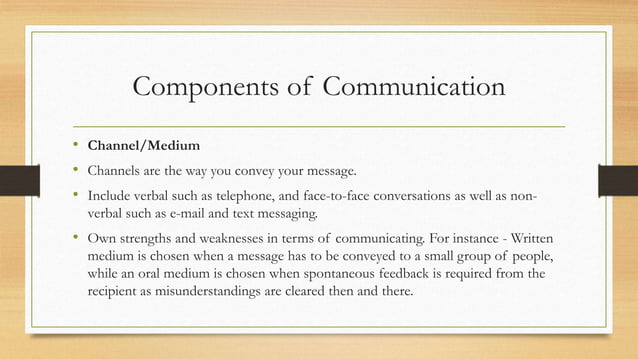 Communication and its elements | PPTX