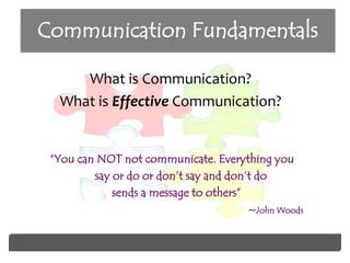 Essentials of Communication and Listening Skills | PPTX