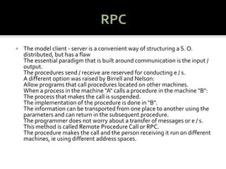 Communication And Synchronization In Distributed Systems | PPTX