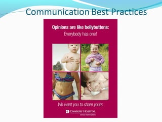 Communication Best Practices
 