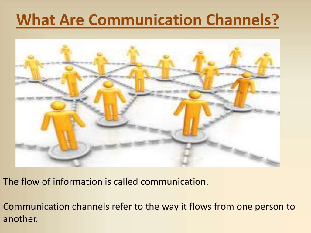 Communication channels