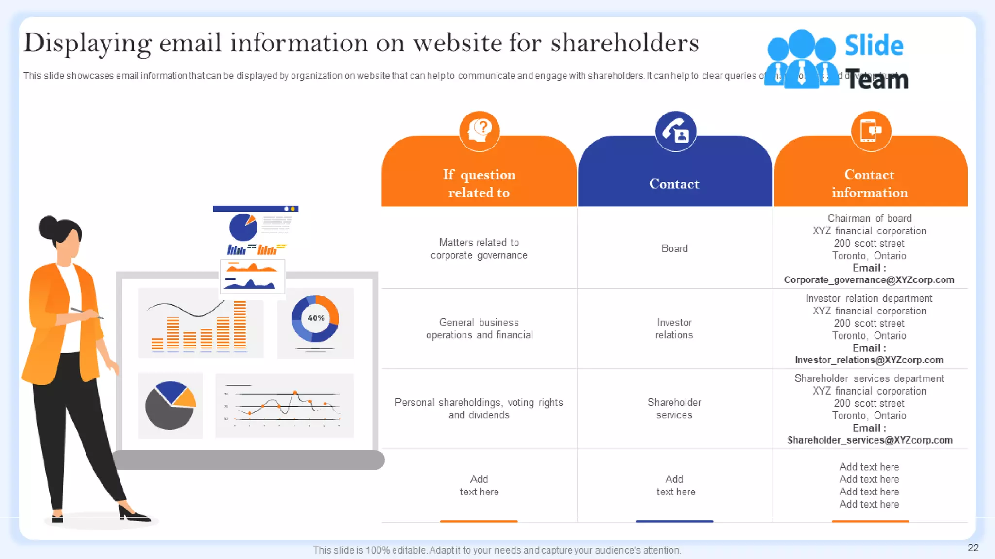 Communication Channels And Strategies For Shareholder Engagement Powerpoint Presentation Slides