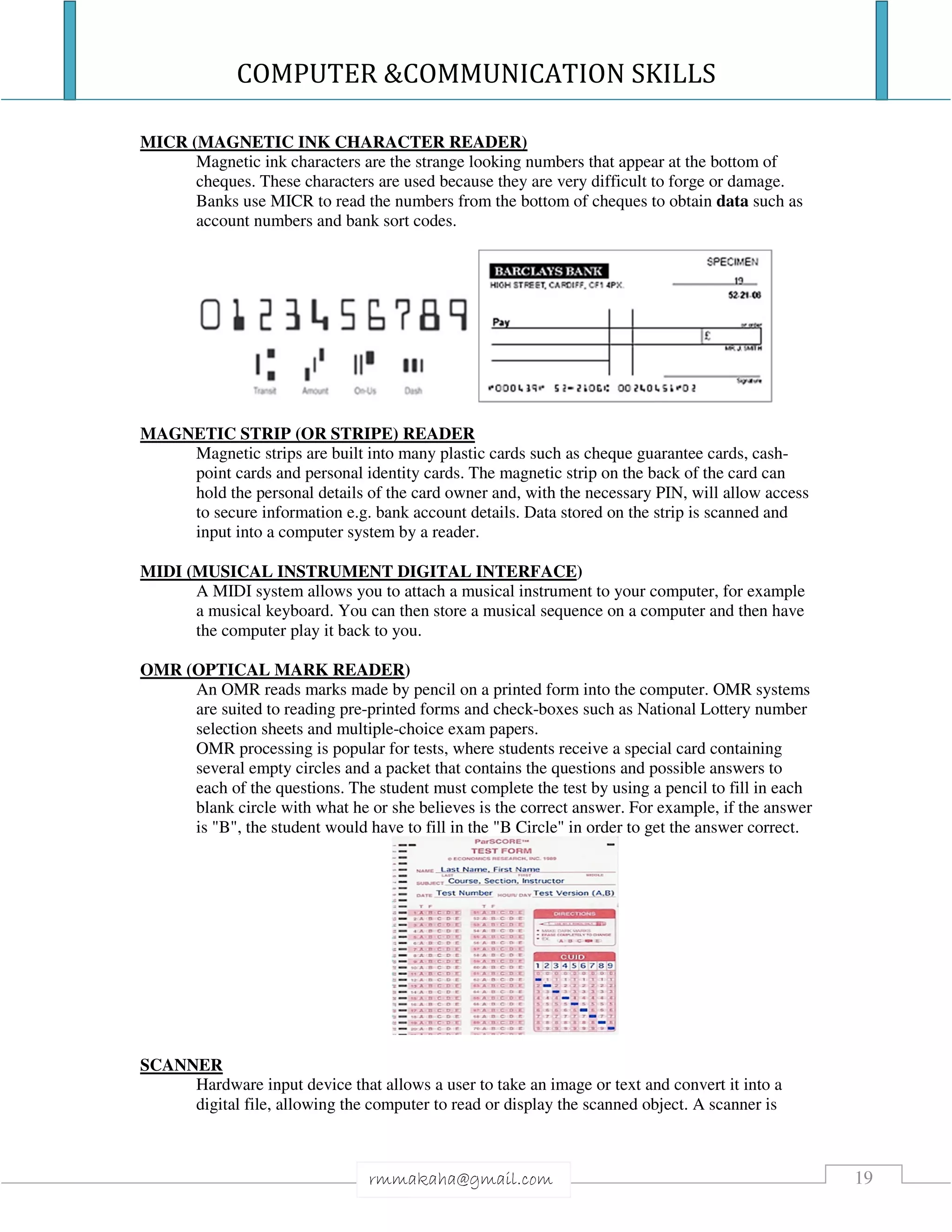 COMMUNICATION & COMPUTER SKILLS | PDF