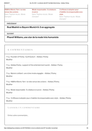 Communication digitale - adidas parley