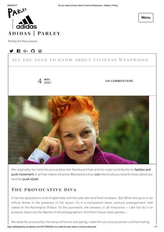 Communication digitale - adidas parley