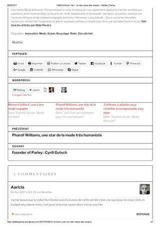 Communication digitale - adidas parley