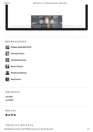 Communication digitale - adidas parley