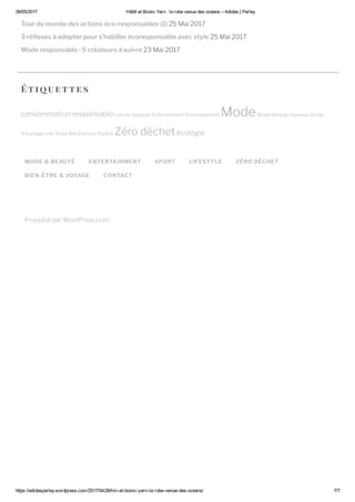 Communication digitale - adidas parley