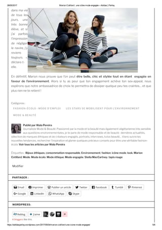 Communication digitale - adidas parley