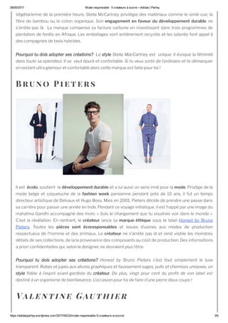 Communication digitale - adidas parley