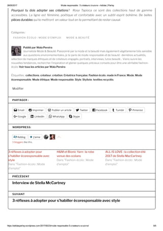 Communication digitale - adidas parley